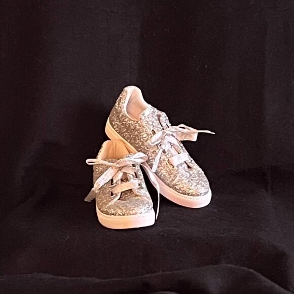 ‘Forever 21’ Silver Gliiter Sneakers* - Picture 4 of 9